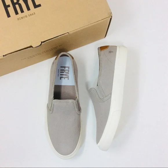 Frye gia canvas slip on hotsell